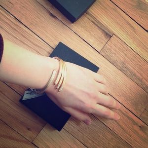 Gold plated Robert Lee Morris bracelet